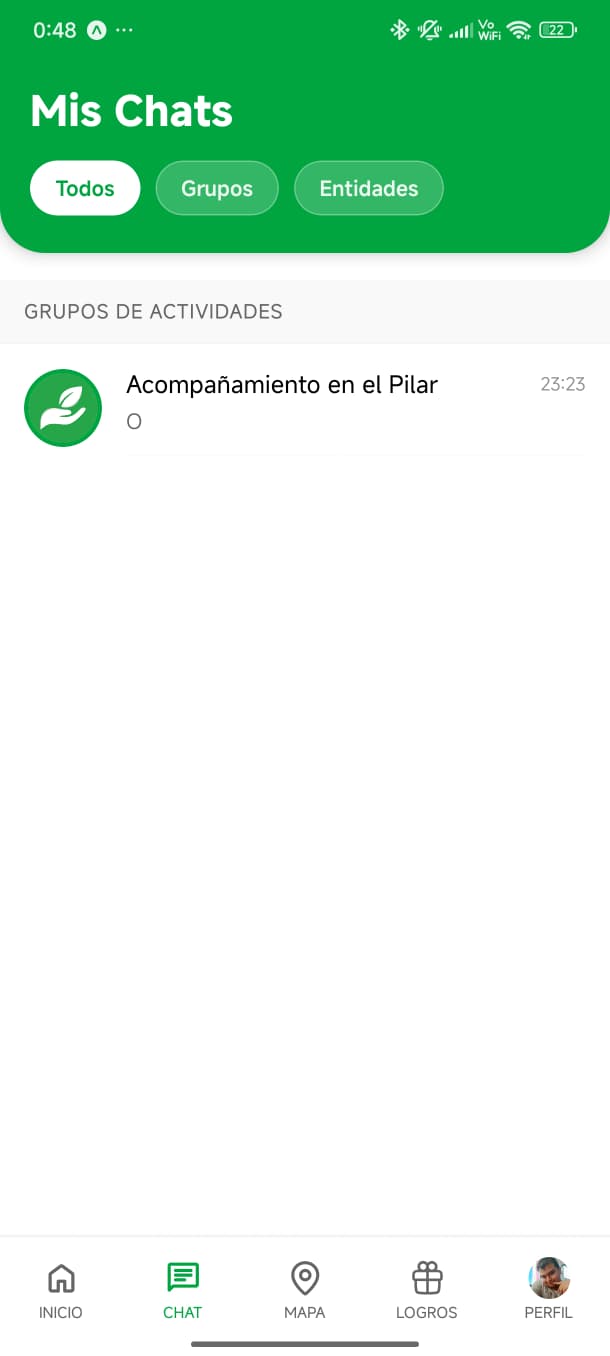 Chat Entidad